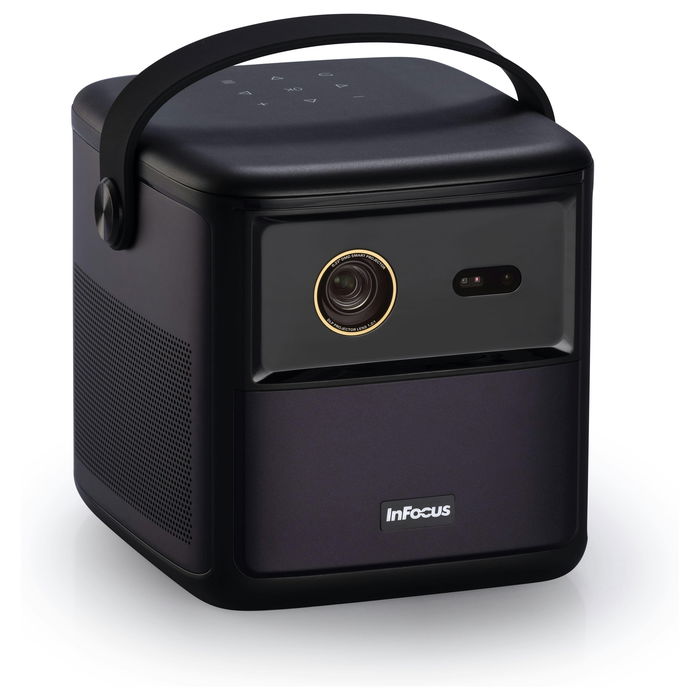 InFocus Crusader Master IN3018SL - Proyector LED 1080p Full HD, 450 Lúmenes, Proyección 43-130", Smart TV con Android, WiFi, Bluetooth 5.1, HDR10, Altavoces 20W