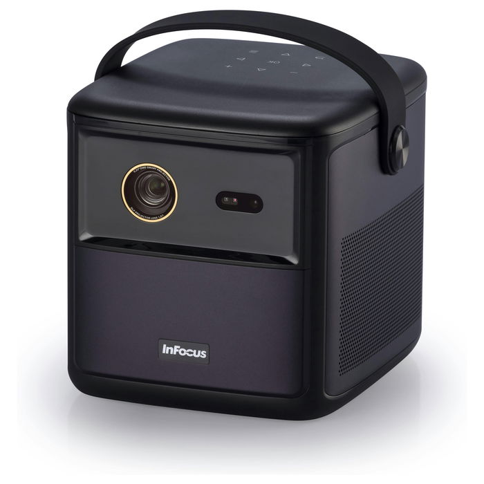 InFocus Crusader Master IN3018SL - Proyector LED 1080p Full HD, 450 Lúmenes, Proyección 43-130", Smart TV con Android, WiFi, Bluetooth 5.1, HDR10, Altavoces 20W