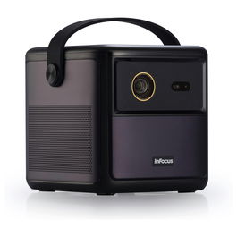 InFocus Crusader Master IN3018SL - Proyector LED 1080p Full HD, 450 Lúmenes, Proyección 43-130", Smart TV con Android, WiFi, Bluetooth 5.1, HDR10, Altavoces 20W