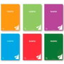 Pacsa Libreta Flexipac A4 48H 90gr Pauta 2,5cm Tapas PP Colores Surtidos Pack 6 UD