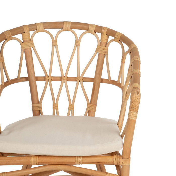 Ixia Silla Natural de Ratán para Salón Ixia Silla Natural de Ratán para Salón