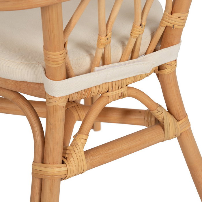 Silla Natural Ratán Salón 58 X 59 X 78 cm