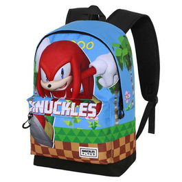 Karactermania Mochila HS FAN 2.2 Knuckles Run 31 x18 x44 cm Ripstop Multicolor Urbana Compartimento Principal Bolsillo Frontal Repelente Líquidos Correas Acolchadas