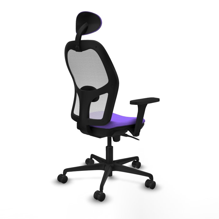 PIQUERAS Y CRESPO Silla de oficina Jorquera Lila y Blanco