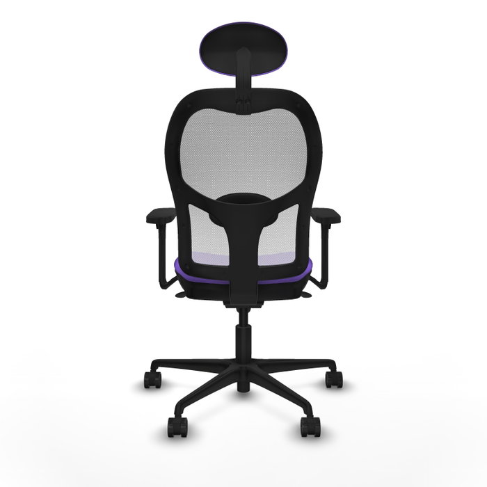PIQUERAS Y CRESPO Silla de oficina Jorquera Lila y Blanco