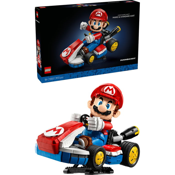 LEGO 72037 Super Mario Mario & Standard-Kart Juego de Construcción 1972 piezas