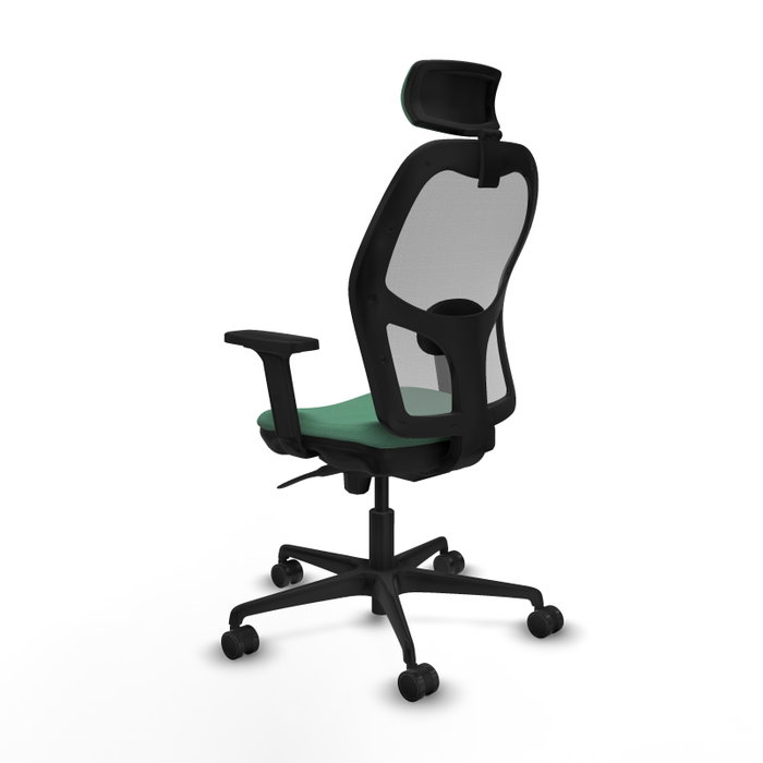 PIQUERAS Y CRESPO Silla de oficina Jorquera Verde esmeralda y Gris
