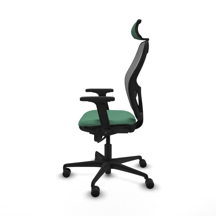 PIQUERAS Y CRESPO Silla de oficina Jorquera Verde esmeralda y Gris