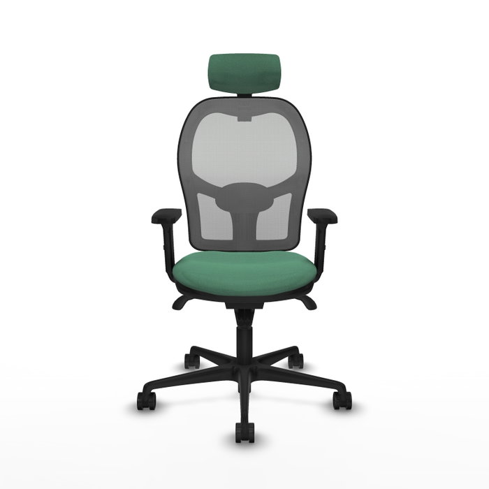 PIQUERAS Y CRESPO Silla de oficina Jorquera Verde esmeralda y Gris