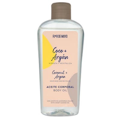 FLOR DE MAYO Aceite Corporal Hidratante Coco y Argán 200 ml FLOR DE MAYO Aceite Corporal Hidratante Coco y Argán 200 ml