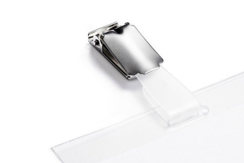 Durable 8106-03 Caja de 25 Identificadores con Pinza Rojo 60x90 mm