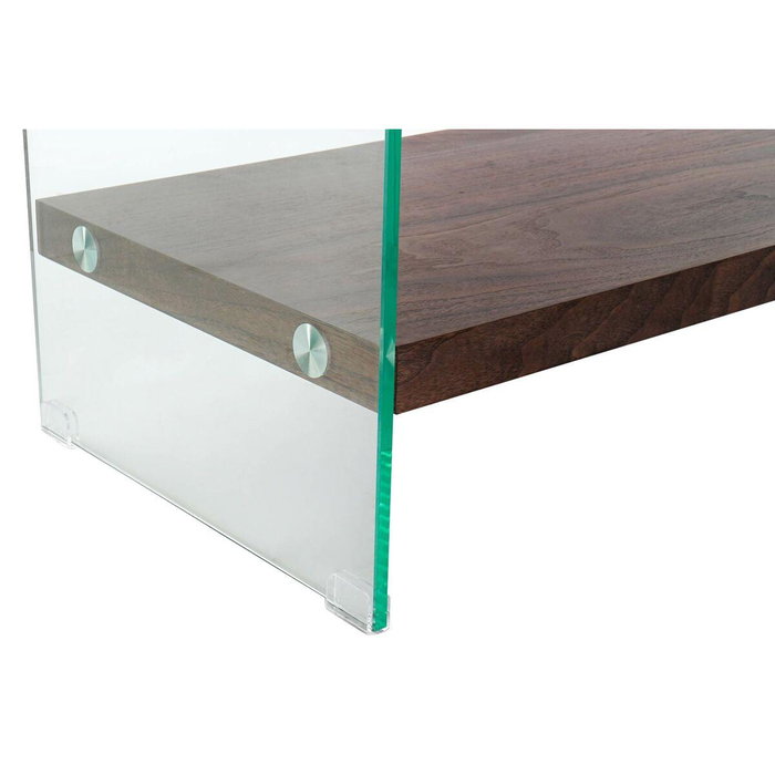 DKD Home Decor Estanteria Moderna Marron Oscuro Cristal y MDF 40 x 150 x 80 cm 4 Estanterias