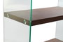 DKD Home Decor Estanteria Moderna Marron Oscuro Cristal y MDF 40 x 150 x 80 cm 4 Estanterias