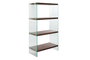 DKD Home Decor Estanteria Moderna Marron Oscuro Cristal y MDF 40 x 150 x 80 cm 4 Estanterias