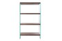 DKD Home Decor Estanteria Moderna Marron Oscuro Cristal y MDF 40 x 150 x 80 cm 4 Estanterias