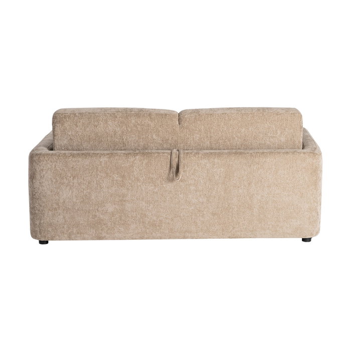 Sofá Cama Taupe Dm-Metal Salón 194 X 104 X 88 cm
