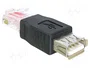 DeLOCK Adaptador USB 2.0 a RJ45 Negro