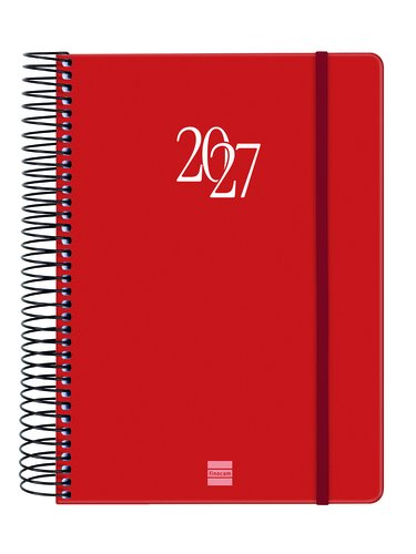 FINOCAM Agenda Anual 2027 Espiral Basic My Espiral Vermell FINOCAM Agenda Anual 2027 Espiral Basic My Espiral Vermell