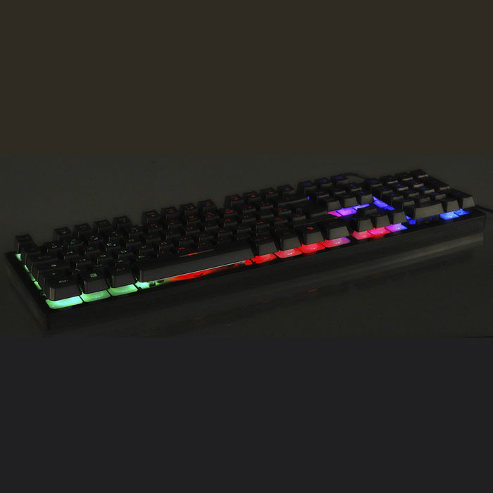 Be Mix Teclado Gamer AZERTY Retroiluminación LED Anti-Ghosting Multimedia