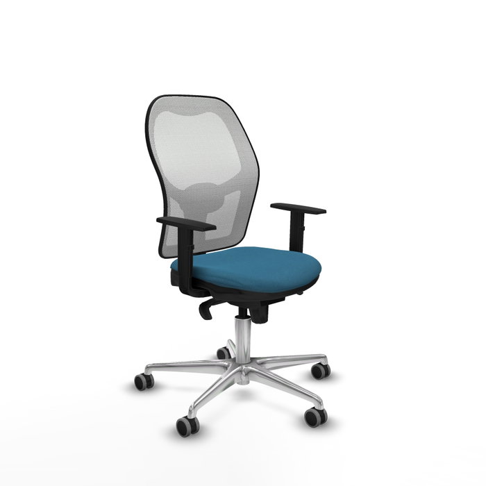 PIQUERAS Y CRESPO Silla de oficina Jorquera Verde petróleo y Blanco PIQUERAS Y CRESPO Silla de oficina Jorquera Verde petróleo y Blanco