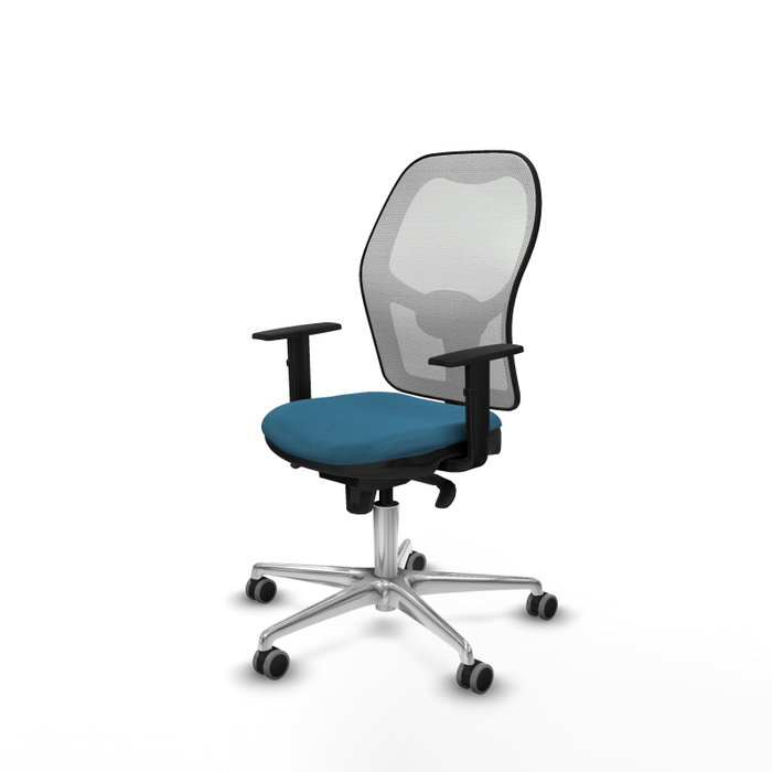 PIQUERAS Y CRESPO Silla de oficina Jorquera Verde petróleo y Blanco PIQUERAS Y CRESPO Silla de oficina Jorquera Verde petróleo y Blanco