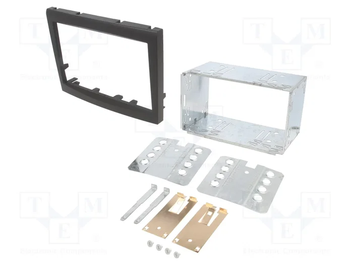 ACV Bastidor de montaje de radio 2 DIN para Porsche, negro ACV Bastidor de montaje de radio 2 DIN para Porsche, negro