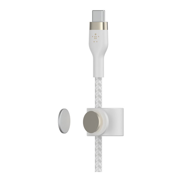 Belkin PRO Flex Cable USB-C/USB-C, hasta 60W, 2m, Blanco Belkin PRO Flex Cable USB-C/USB-C, hasta 60W, 2m, Blanco