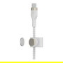 Belkin PRO Flex Cable USB-C/USB-C, hasta 60W, 2m, Blanco