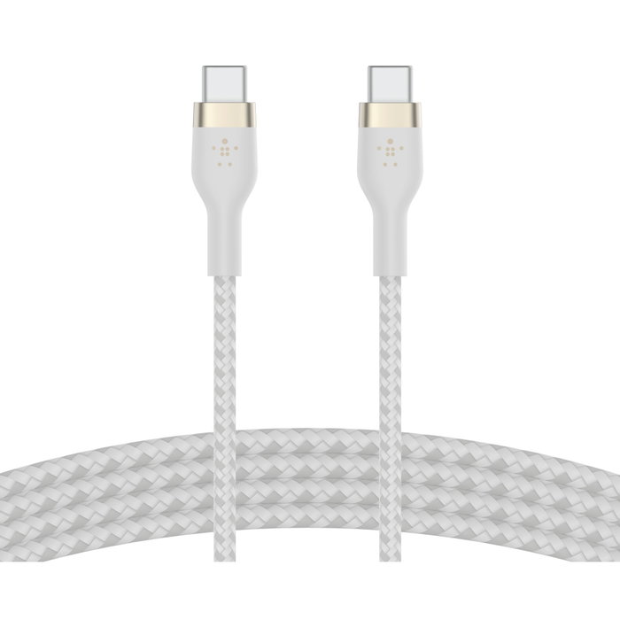 Belkin BOOST↑CHARGE PRO Flex Cable USB-C a USB-C de 2 m Blanco