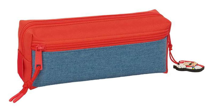 Safta Portatodo triple pequeño con goma elástica 22x8,5x6 cm Safta Portatodo triple pequeño con goma elástica 22x8,5x6 cm