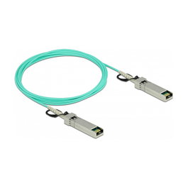 DeLOCK Cable Óptico Activo SFP+ 3m, 10 Gbit/s, Macho a Macho, Color Aguamarina