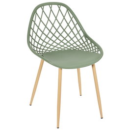 Home Deco Factory Silla Exterior Verde Málaga 57x51,2 cm h.80,2 cm