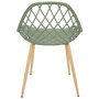 Home Deco Factory Silla Exterior Verde Málaga 57x51,2 cm h.80,2 cm
