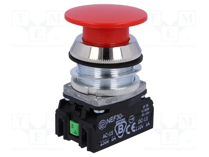 PROMET Interruptor de presión NEF30-DCXY rojo NC + NA PROMET Interruptor de presión NEF30-DCXY rojo NC + NA