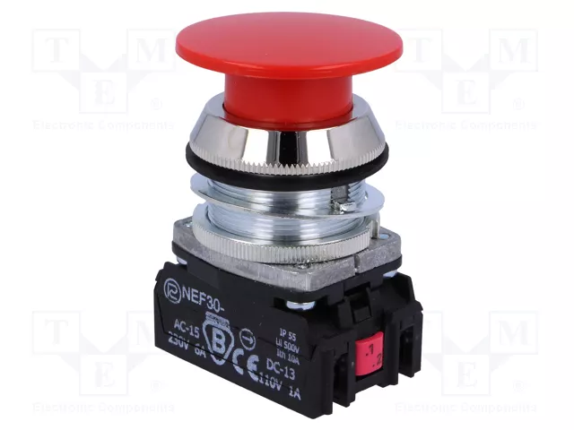 PROMET Interruptor de presión NEF30-DCXY rojo NC + NA PROMET Interruptor de presión NEF30-DCXY rojo NC + NA