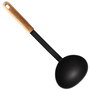 Lily Cook Cucharón PBT con Mango de Acacia para Servir Preparaciones Calientes, 31x10 cm
