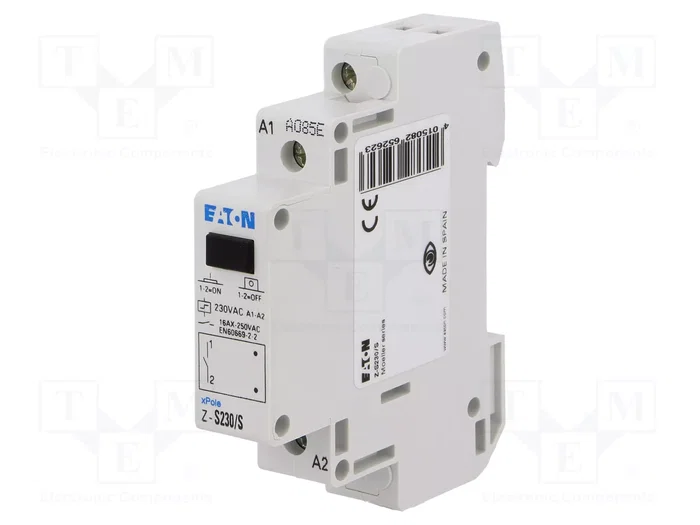 EATON ELECTRIC Relé de instalación biestable por impulsos Z-S230/S EATON ELECTRIC Relé de instalación biestable por impulsos Z-S230/S