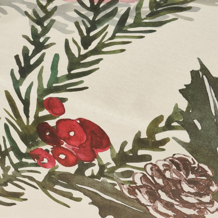 Mantel resinado antimanchas Belum Christmas Flowers 100 x 140 cm Mantel resinado antimanchas Belum Christmas Flowers 100 x 140 cm