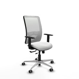 PIQUERAS Y CRESPO Silla de oficina Zulema Blanca con Mecanismo Sincro/Traslack