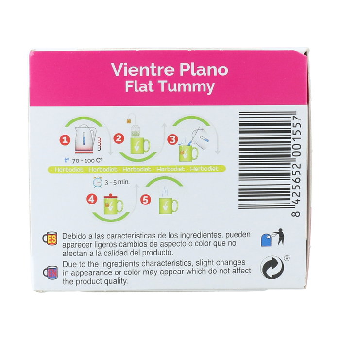 Nova Diet Herbodiet Infusión Vientre Plano 20 bolsitas filtro Nova Diet Herbodiet Infusión Vientre Plano 20 bolsitas filtro
