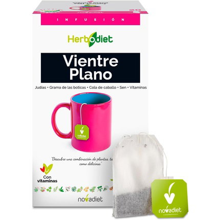 NOVADIET Herbodiet Vientre Plano 20 filtros
