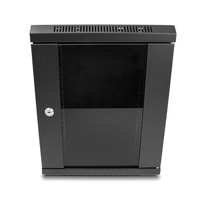 DeLOCK Gabinete de red 10″ 8U Negro con puerta de vidrio DeLOCK Gabinete de red 10″ 8U Negro con puerta de vidrio