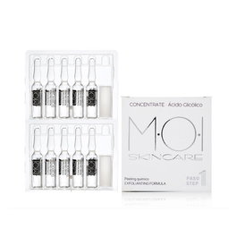 Moi Ampollas Faciales GLYCOLIC ACID 10 x 2 ml - Reduce Arrugas y Manchas, Estimula Renovación Celular