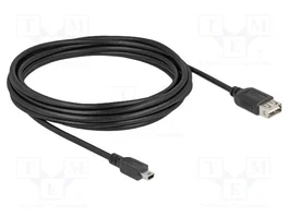 DeLOCK 81527 Cable USB 2.0 Mini-B a USB Tipo A Hembra 5 m