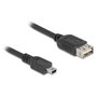 DeLOCK 81527 Cable USB 2.0 Mini-B a USB Tipo A Hembra 5 m