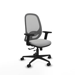 PIQUERAS Y CRESPO Silla de oficina Cilanco Gris con mecanismo Sincro/Traslack