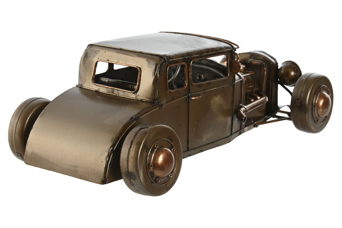 DKD Home Decor Vehiculo Decoracion Vintage Plateado Champan 15 x 11 x 31 cm