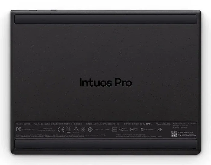 Wacom Intuos Pro Small PTK470K0 – Tableta Gráfica con Lápiz 187 x 105 mm USB/Bluetooth Negro