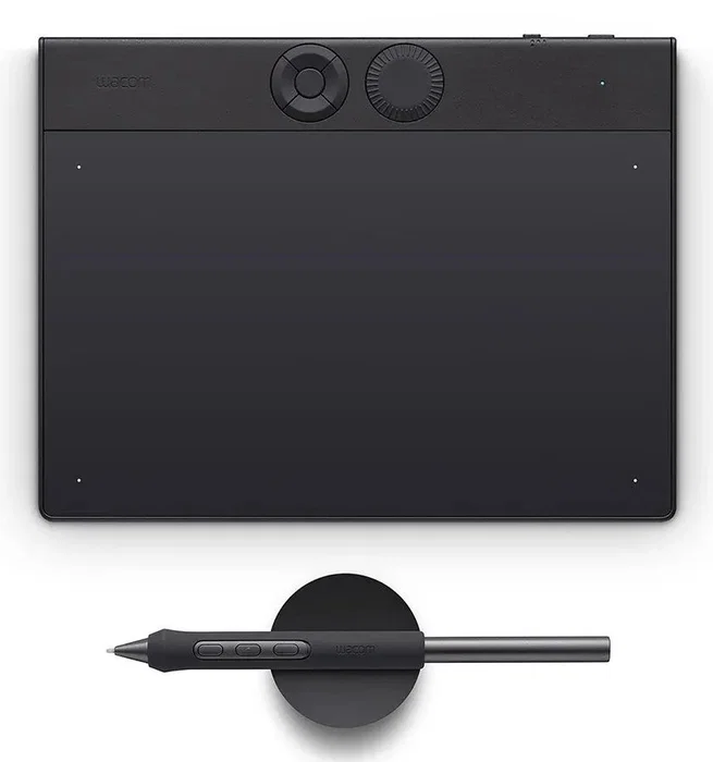 Wacom Intuos Pro Small PTK470K0 – Tableta Gráfica con Lápiz 187 x 105 mm USB/Bluetooth Negro