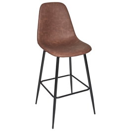 Home Deco Factory Taburete Bar Industriel Marrón 46x53.5 cm; h.106 cm; Altura Asiento: 70 cm